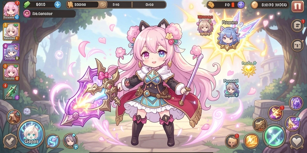 Interaksi multiplayer yang mengasyikkan dan kompetitif.