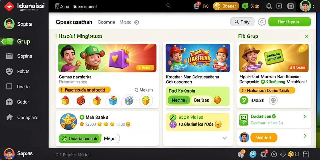 Mode permainan multiplayer yang seru dan interaktif.