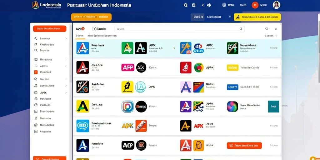 Ilustrasi grafis yang menakjubkan dari dunia game.