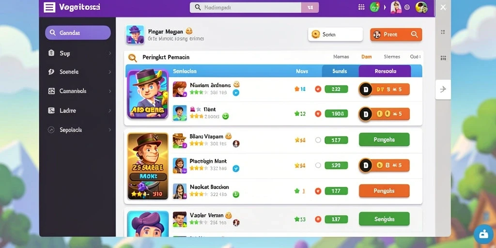 Tangkapan layar ini memperlihatkan menu kustomisasi karakter.