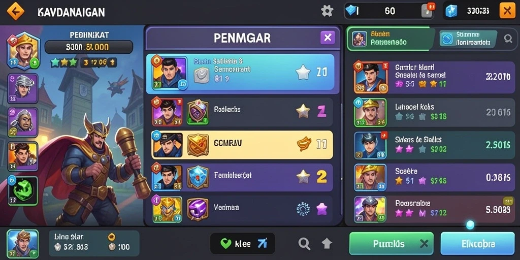 Bersaing dalam pertandingan seru secara online.