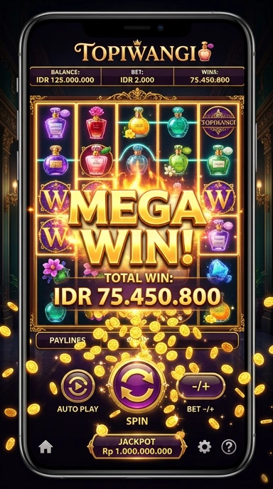 topiwangi — layar beranda